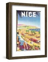 Nice-E^H^ de Hey-Framed Art Print