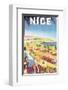 Nice-E^H^ de Hey-Framed Art Print