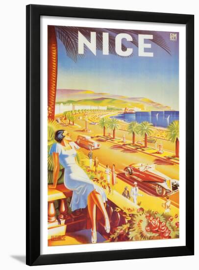 Nice-D`Hey-Framed Art Print