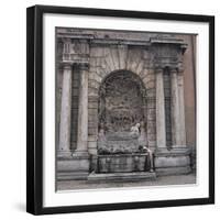 Niche and basin, Tivoli-null-Framed Photographic Print