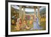 Niche with Annunciation, Christ in Glory and Nativity-Pietro Perugino-Framed Giclee Print