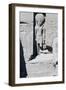 Niche with Statue of God Ra, Sun-God, Great Temple of Ramses II, Abu Simbel-null-Framed Photographic Print