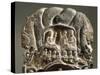 Niches Showing Buddha Surmounted by Six Dragons-null-Stretched Canvas