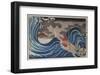 Nichiren Calms a Storm in Kakuda-Utagawa Kuniyoshi-Framed Art Print