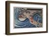 Nichiren Calms a Storm in Kakuda-Utagawa Kuniyoshi-Framed Art Print