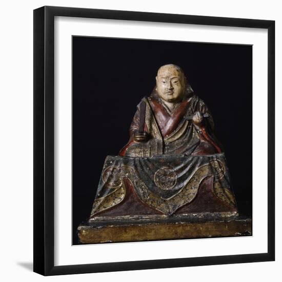 Nichiren-hônin (1222-1282), fondateur de la Secte Nichiren-null-Framed Giclee Print