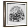 Nicholas Astonishes Mr. Squeers and Family, Illustration from `Nicholas Nickleby'-Hablot Knight Browne-Framed Giclee Print