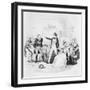 Nicholas Congratulates Arthur Gride on His Wedding Morning, Illustration from `Nicholas Nickleby'-Hablot Knight Browne-Framed Giclee Print