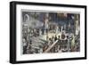 Nicholas II Crowning Himself Czar-Stefano Bianchetti-Framed Giclee Print