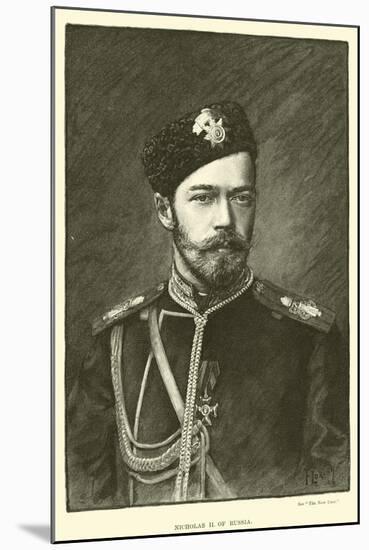 Nicholas II of Russia-null-Mounted Giclee Print