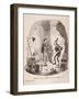 Nicholas Instructs Smike in Art of Acting-Hablot Knight Browne-Framed Giclee Print