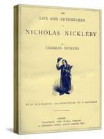 Nicholas Nickleby by Charles Dickens-Frederick Barnard-Stretched Canvas