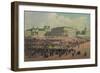 Nicholas Palace in the Moscow Kremlin (From a Panoramic View of Moscow in 10 Part), Ca 1848-Philippe Benoist-Framed Giclee Print