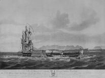 H.M.S. 'Lively' Capturing the Spanish Frigate 'Clara' Off Cape St. Mary, C.1806-Nicholas Pocock-Framed Giclee Print