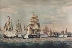 'Packet Boat and Privateer', c1819-Nicholas Pocock-Giclee Print