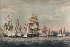 H.M.S. 'Lively' Capturing the Spanish Frigate 'Clara' Off Cape St. Mary, C.1806-Nicholas Pocock-Framed Giclee Print