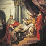 St Francis of Assisi Presents Rule to Pope Innocent IV-Nicholas Ricciolini-Giclee Print