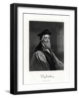 Nicholas Ridley, (Died October 16, 155), English Clergyman, 19th Century-W Holl-Framed Giclee Print