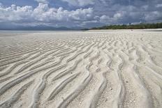 Ripples in sand, inter-tidal sands on coast, Palawan Island, Philippines-Nicholas & Sherry Lu Aldridge-Photographic Print