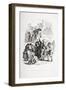 Nicholas Starts for Yorkshire, Illustration from 'Nicholas Nickleby' by Charles Dickens (1812-70)…-Hablot Knight Browne-Framed Giclee Print