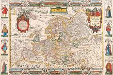 Antique Map, Nova Europa, 1652-Nicholas Visscher-Art Print