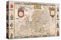 New World Map, 17th Century-Nicholas Visscher-Art Print