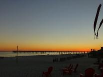 View at Pensacola Beach, Florida. November 2014.-NicholasGeraldinePhotos-Stretched Canvas