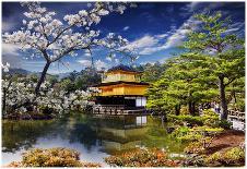 Autumn Japanese Garden with Maple-NicholasHan-Photographic Print