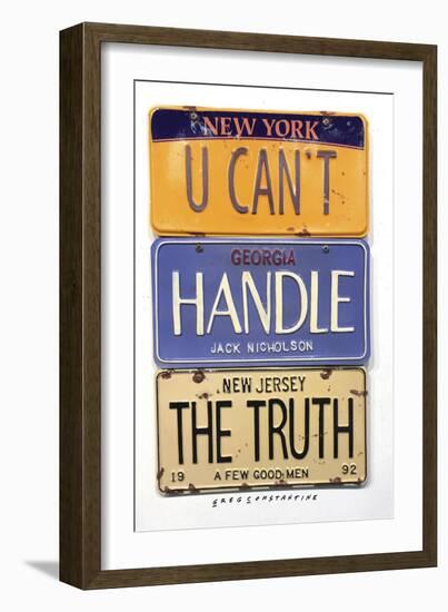 Nicholson Truth-Gregory Constantine-Framed Giclee Print