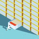 Shipping Container-Nick Diggory-Giclee Print