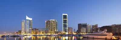 Lebanon, Beirut, the Beirut Skyline from Zaitunay Bay-Nick Ledger-Photographic Print