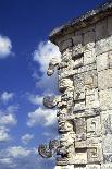 Cornice of a building, ancient Mayan city of Uxmal, Yucatan, Mexico-Nick Saunders-Laminated Photographic Print