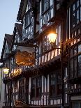 Ye Old Bullring Tavern Public House Dating from 14th Century, at Night, Ludlow, Shropshire, England-Nick Servian-Photographic Print