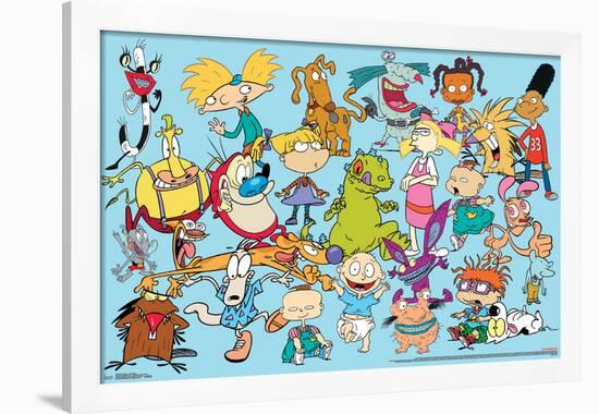 Nick Toons- Characters Collection-null-Framed Poster