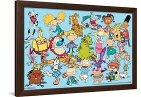 Nick Toons- Characters Collection-null-Framed Poster