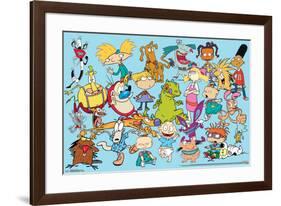 Nick Toons- Characters Collection-null-Framed Poster