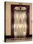 Nickel Metalwork Art Deco Elevator Doors, Two North Riverside Plaza, 400 West Madison Street-null-Stretched Canvas