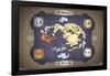 Nickelodeon Avatar: The Last Airbender - Map-Trends International-Framed Poster