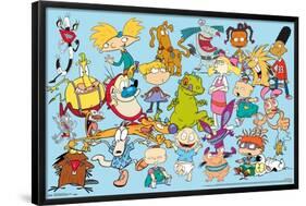 Nickelodeon Characters-Trends International-Framed Poster