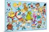 Nickelodeon Characters-Trends International-Mounted Poster