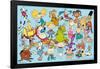 Nickelodeon Characters-Trends International-Framed Poster