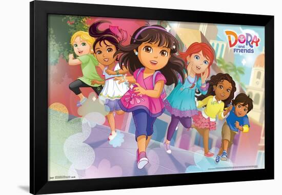 Nickelodeon Dora The Explorer - Running-Trends International-Framed Poster