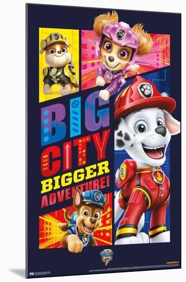 Nickelodeon Paw Patrol Movie - Big City-Trends International-Mounted Poster