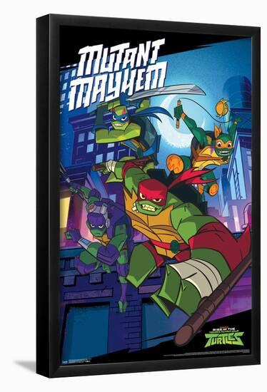 Nickelodeon Rise of The Teenage Mutant Ninja Turtles - Mayhem-Trends International-Framed Poster