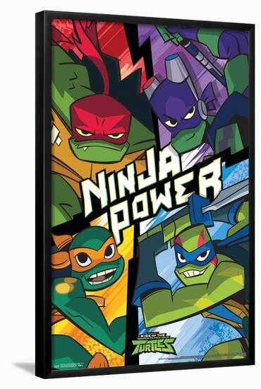 Nickelodeon Rise of The Teenage Mutant Ninja Turtles - Turtles-Trends International-Framed Poster