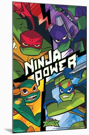 Nickelodeon Rise of The Teenage Mutant Ninja Turtles - Turtles-Trends International-Mounted Poster