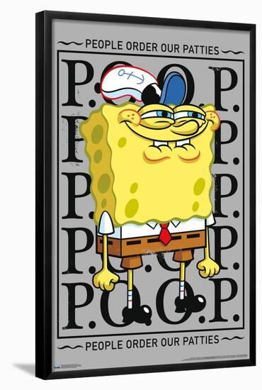 Nickelodeon Spongebob - P.O.O.P.-Trends International-Framed Poster