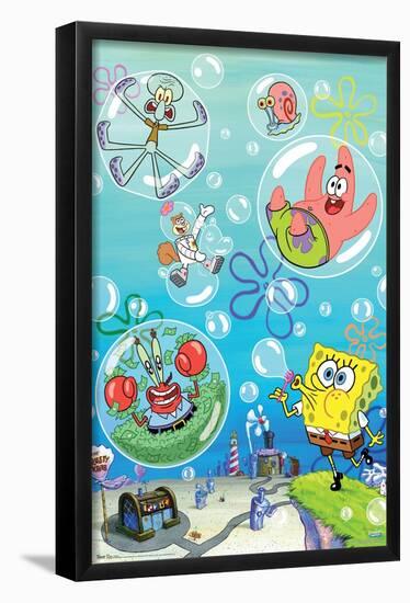 Nickelodeon Spongebob Squarepants - Bubbles-Trends International-Framed Poster