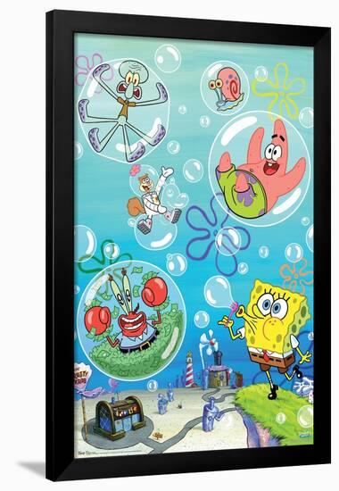 Nickelodeon Spongebob Squarepants - Bubbles-Trends International-Framed Poster