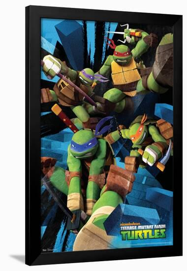 Nickelodeon Teenage Mutant Ninja Turtles - Attack-Trends International-Framed Poster